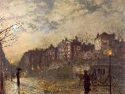 Atkinson Grimshaw Hampstead oil